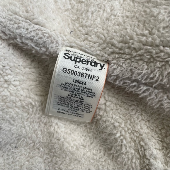 SUPERDRY Winter Rookie Military Jacket, black EUC, size XS - Picture 10 of 10